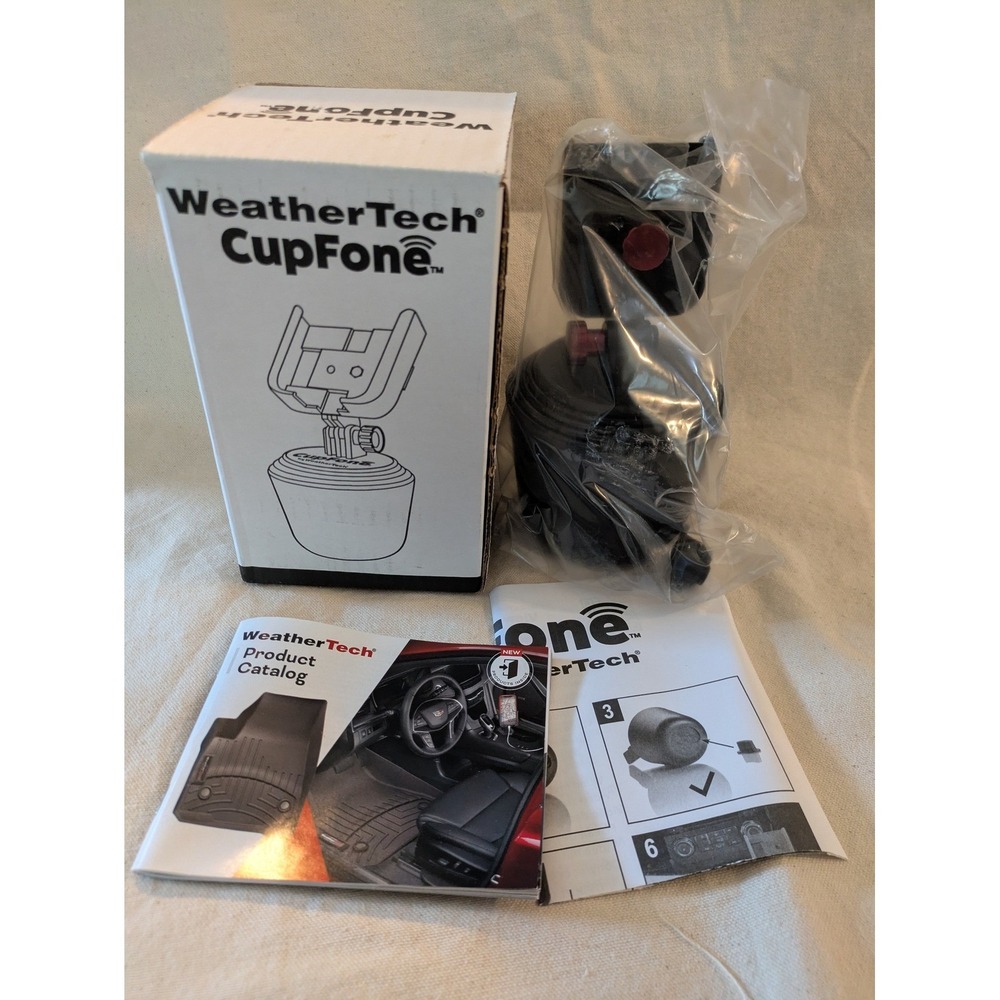 WeatherTech CupFone Universal Adjustable Portable Car Cup Holder Phone Mount NEW
